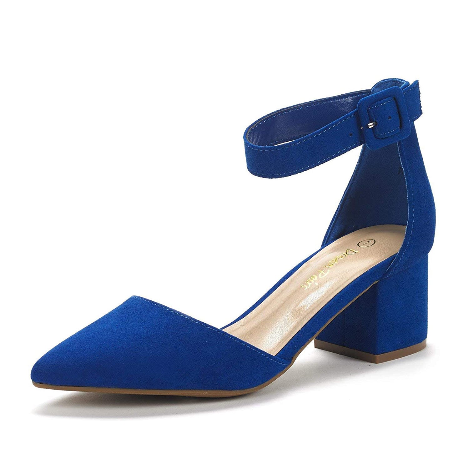 Low Heel Chunky Pumps