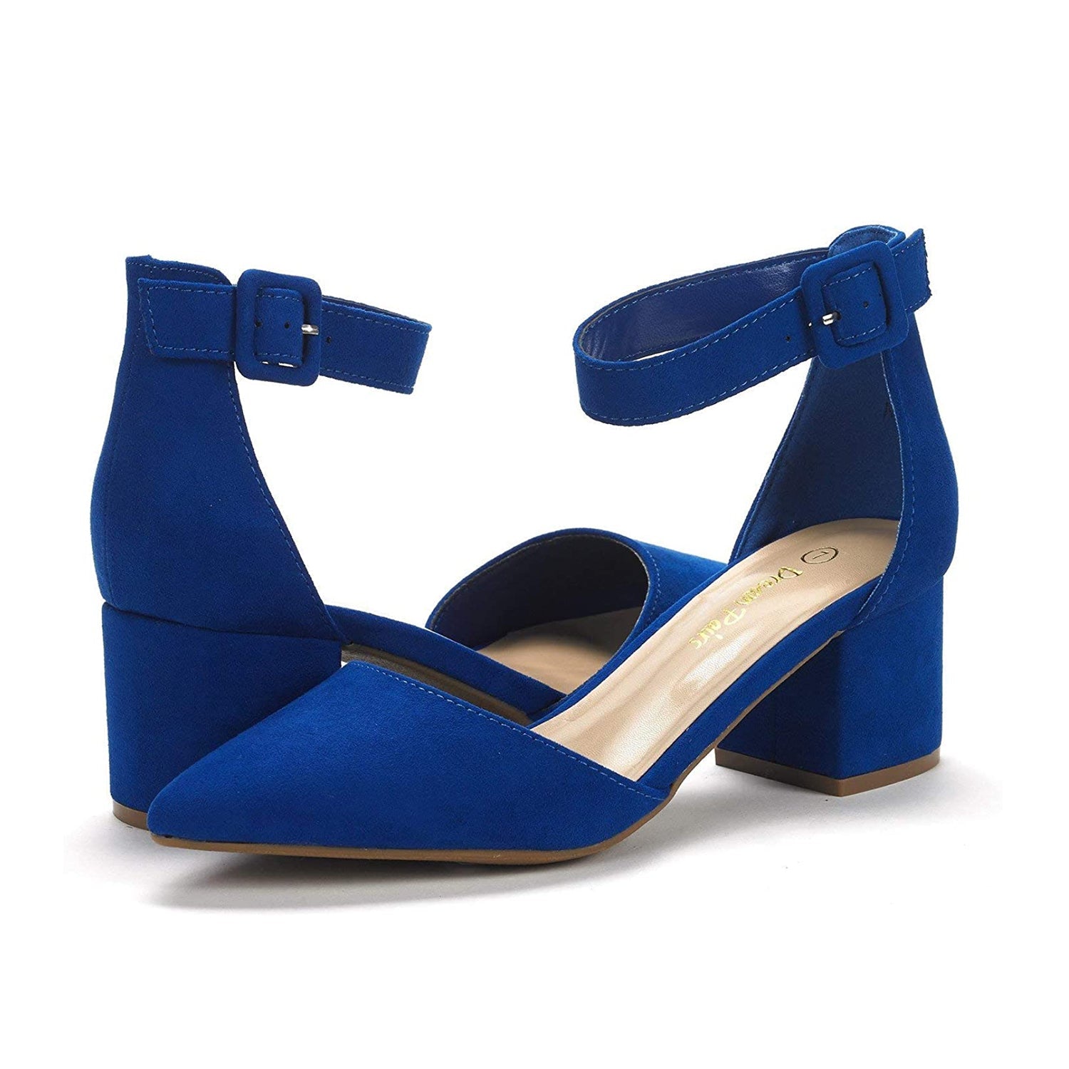 Low Heel Chunky Pumps