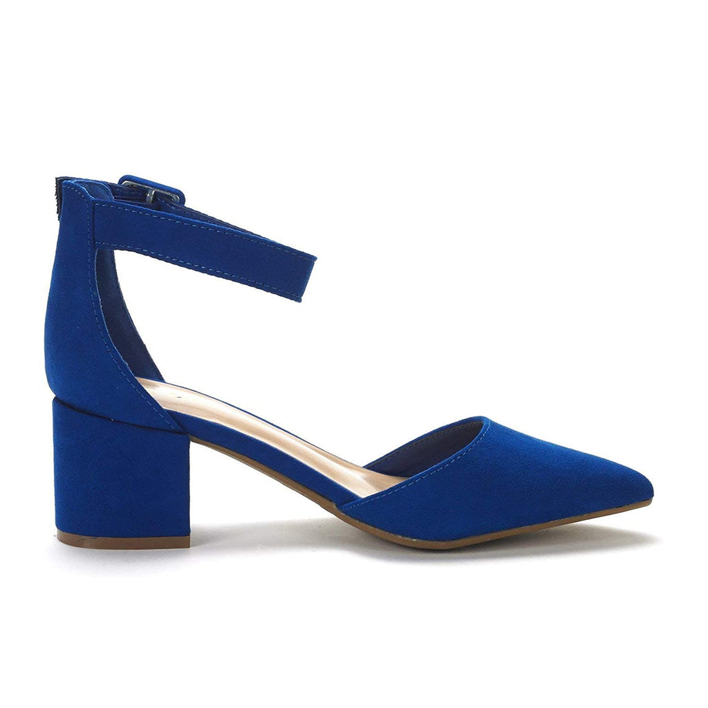 Low Heel Chunky Pumps