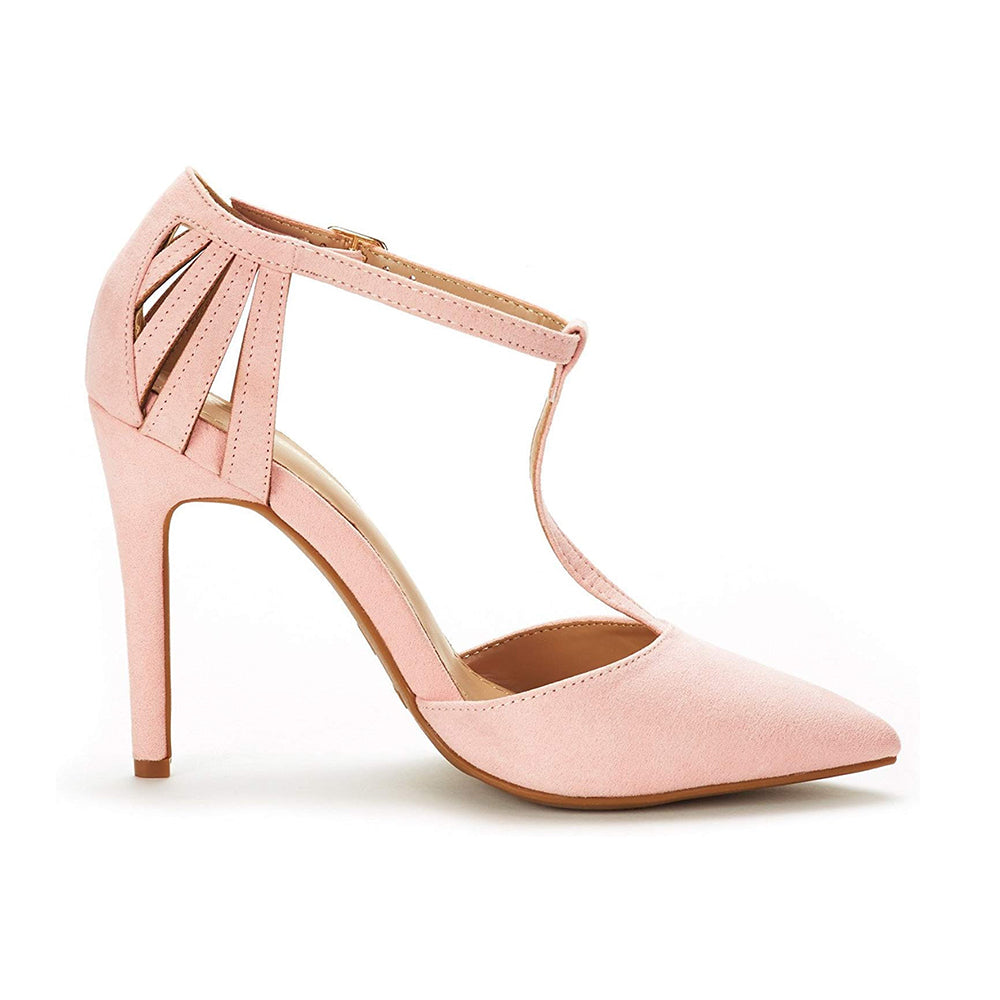 Strappy High Heel Pump Shoes