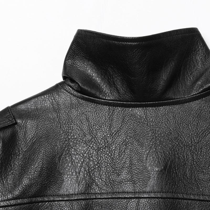 Oversized Leather Jacket