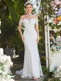 Adorable Off Shoulders Fishtail Wholesale Wedding Dresses