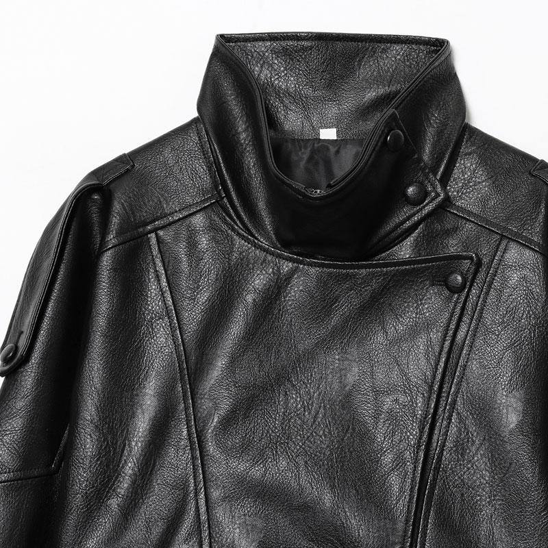 Oversized Leather Jacket