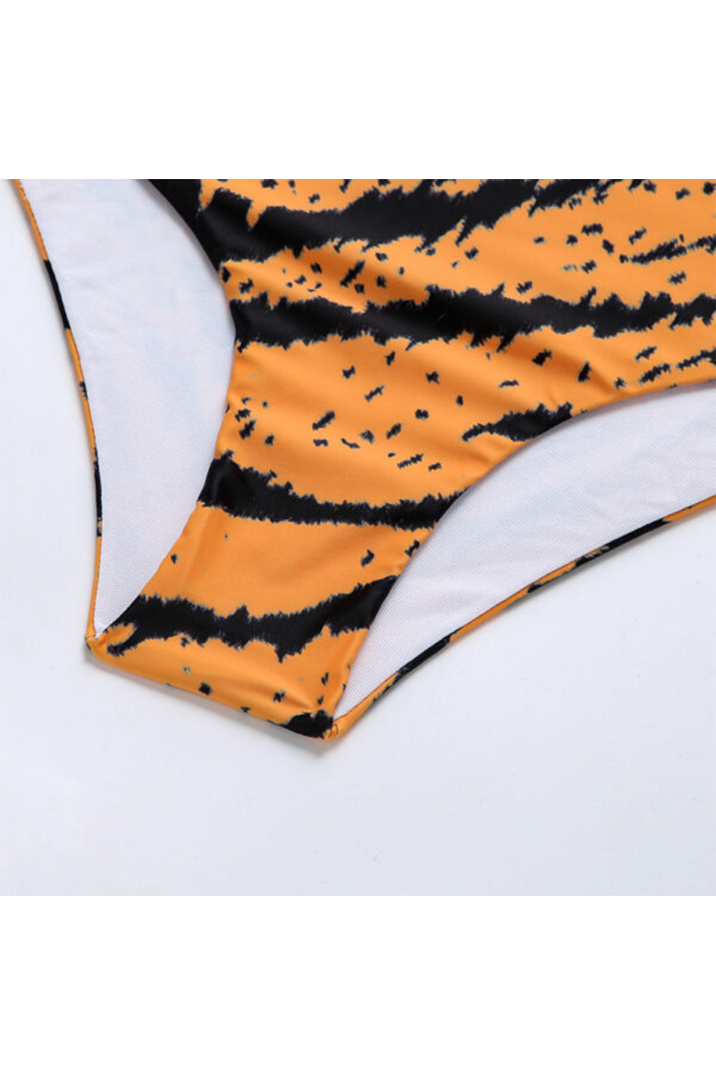Women Tiger Print Bikini 3Pcs Set