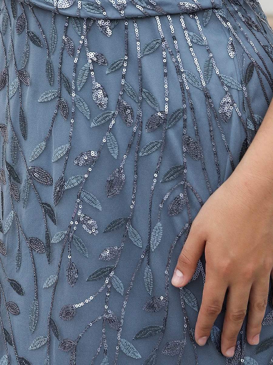 Long Mermaid Style Plus Size Formal Dress for Special Occasions