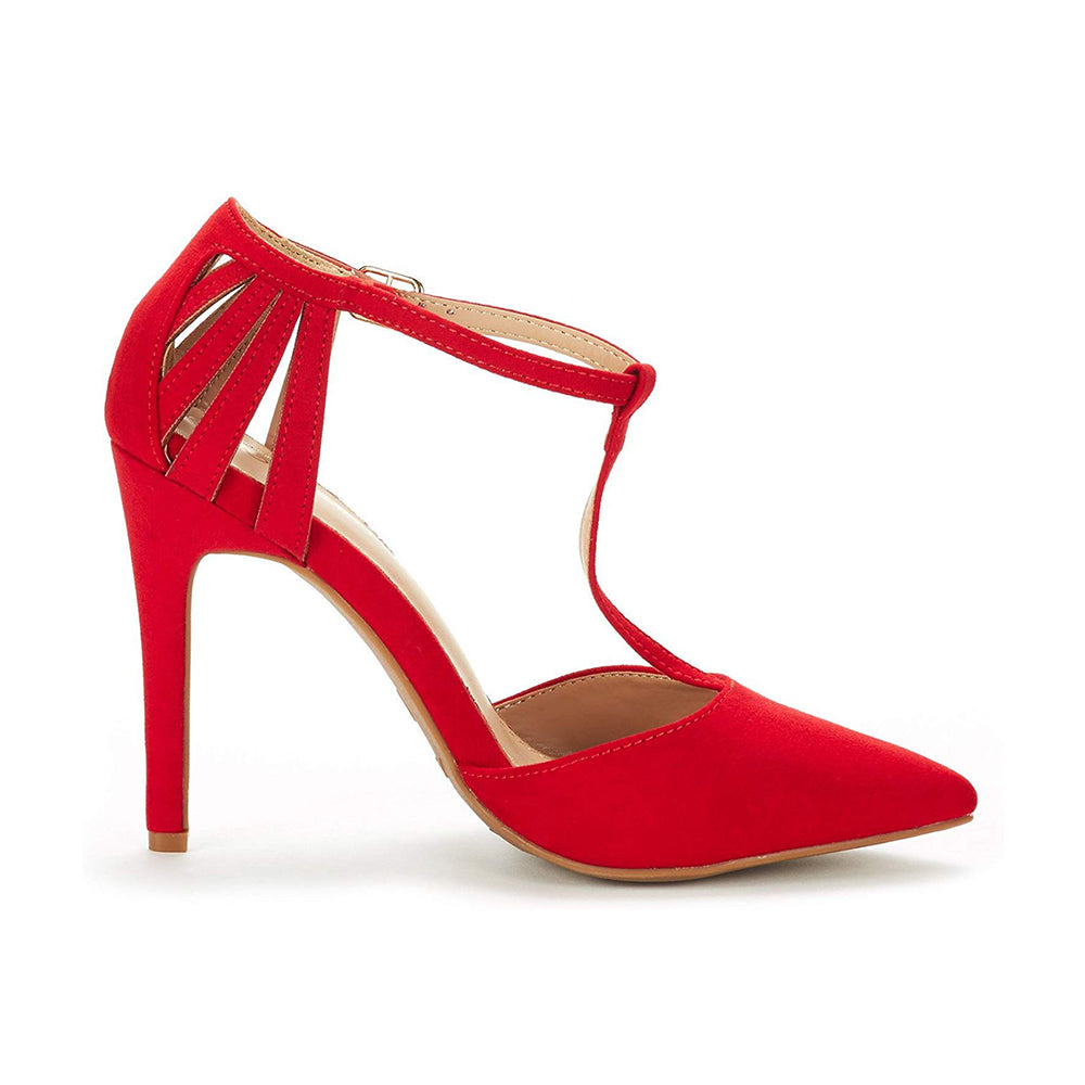 Strappy High Heel Pump Shoes