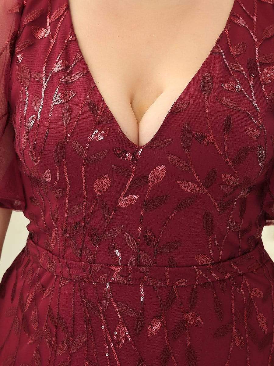 Long Mermaid Style Plus Size Formal Dress for Special Occasions